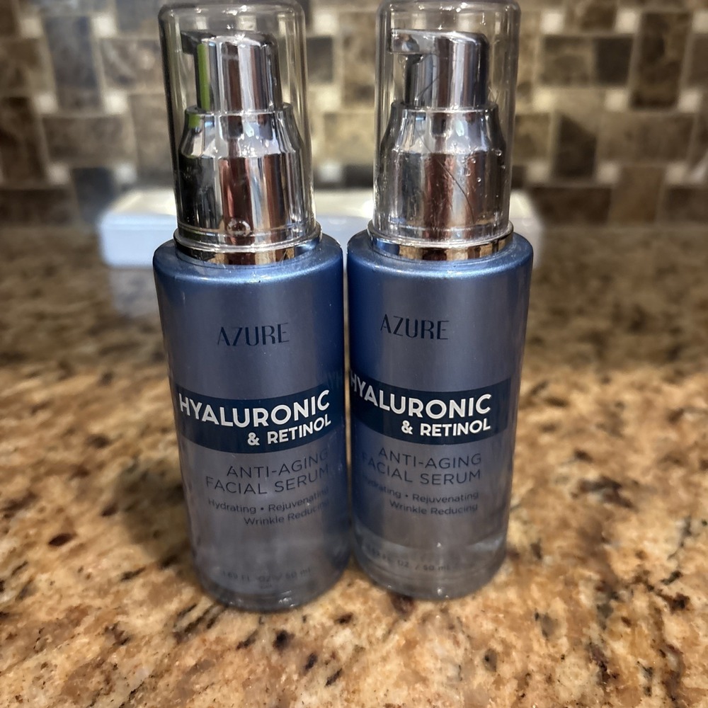 Azure Hyaluronic Retinol Anti-Aging Facial Serum 50ml SET of 2
